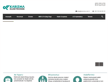 Tablet Screenshot of karizma.com.tr